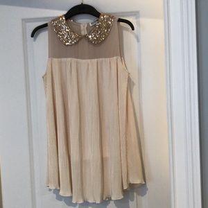 Eyedoll Size M Pleated Satin blouse